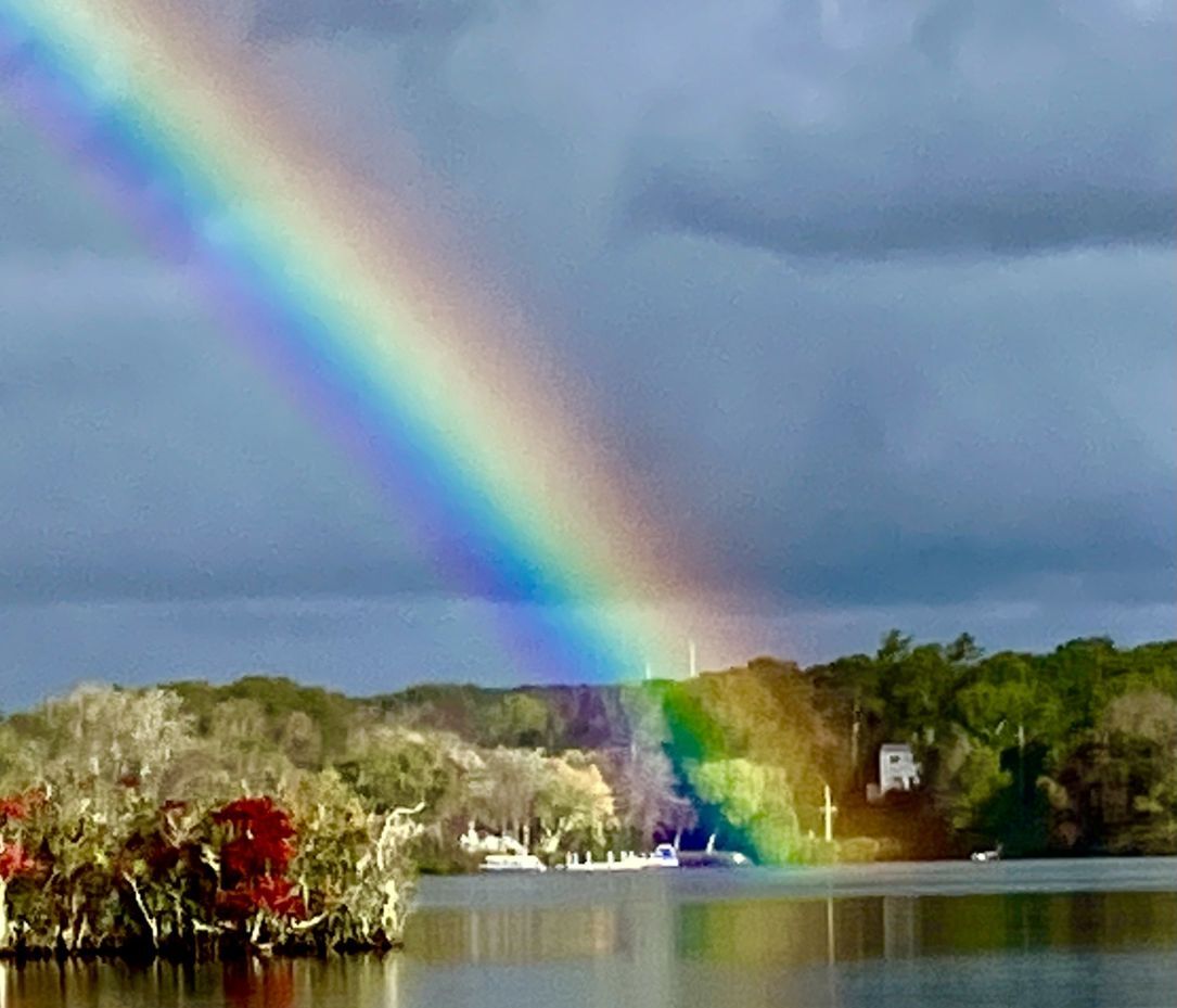 Rainbow over the Chatham marshes